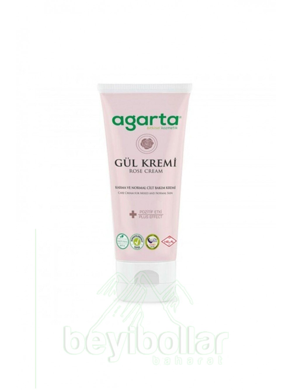 Agarta Doğal Yüz Ve El Gül Aromalı Cilt Bakım Kremi 75 Ml